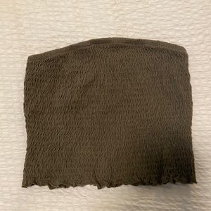 green tube top size:S from Garage